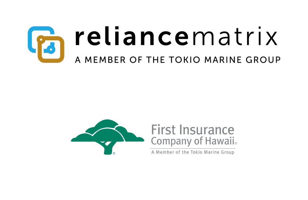 Reliance Matrix logo transitioning to its Tokio Marine Group partner brand